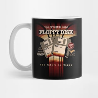 Vintage Tech Retro Computing Floppy Disk Humor Mug